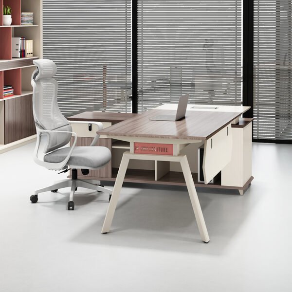 ZHEHANCorner Executive Desk Staff Desk Manager Desk Storage Executive Desk - Image 3
