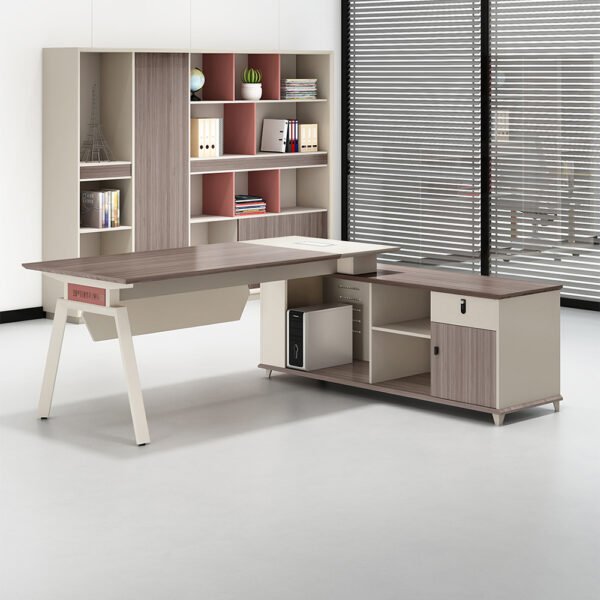 ZHEHANCorner Executive Desk Staff Desk Manager Desk Storage Executive Desk - Image 5