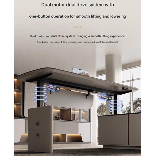 ZHEHANElectric Height Adjustable Standing Desk - Image 5