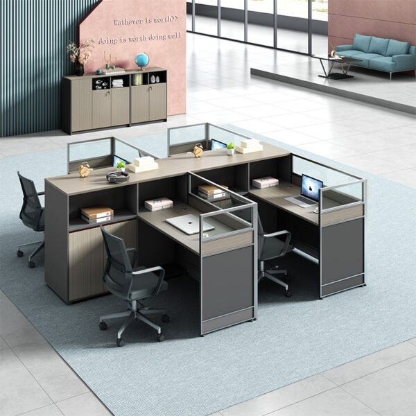 ZHEHANModular Office Workstation Office Combination Desk with Screen Office Desk PFZH-E003
