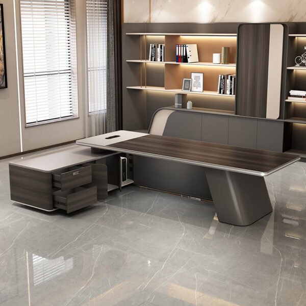 ZHEHANOffice Executive Desk Director Manager/Boss L-Shaped Desk - Image 5