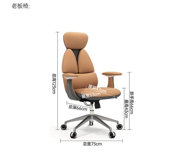 ZHEHANOffice Executive Desk Director Manager/Boss L-Shaped Desk - Image 6