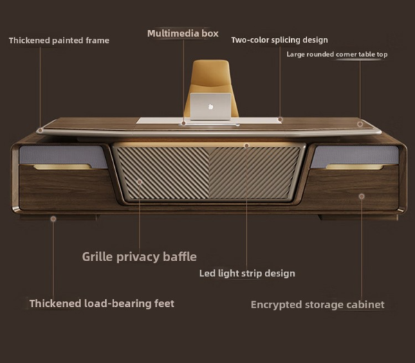 Executive DeskBoss desk,office staff deskBGZY-YZ019 - Image 6
