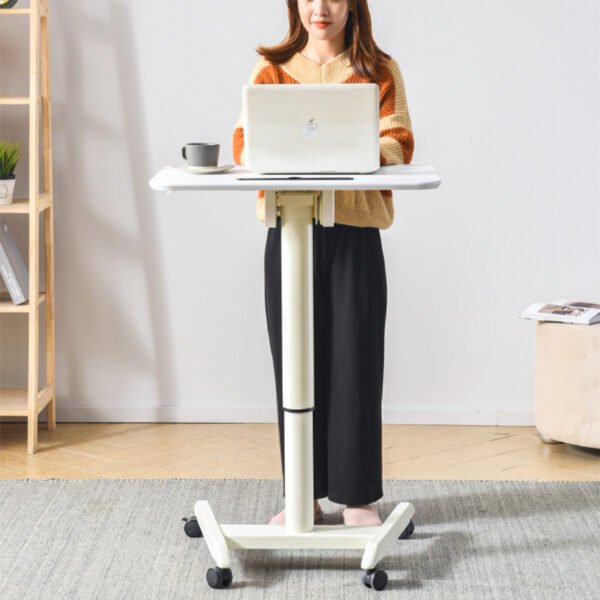 Height Adjustable Mobile Workstation with Tiltable Desktop | Tilt  0°/90° - Image 3
