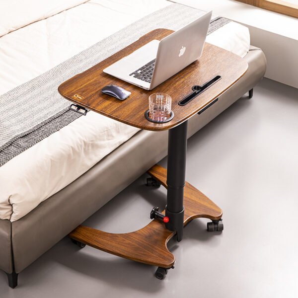 Height-Adjustable Mobile Workstation Standing Desk, Foldable with Tilt Desktop | Tilt 0°/90° - Image 3