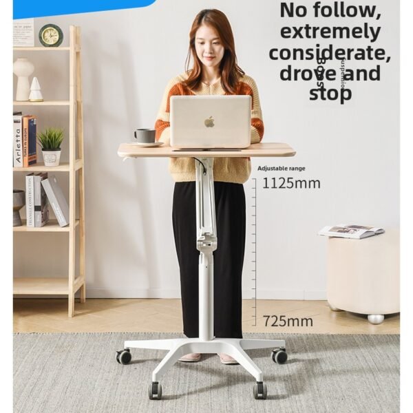 Height Adjustable Mobile Workstation with Tiltable Desktop | Tilt 0°/90°