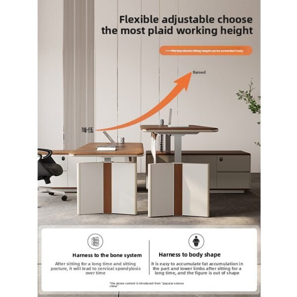 ZHEHAN Electric Height Adjustable Standing Desk - Image 4