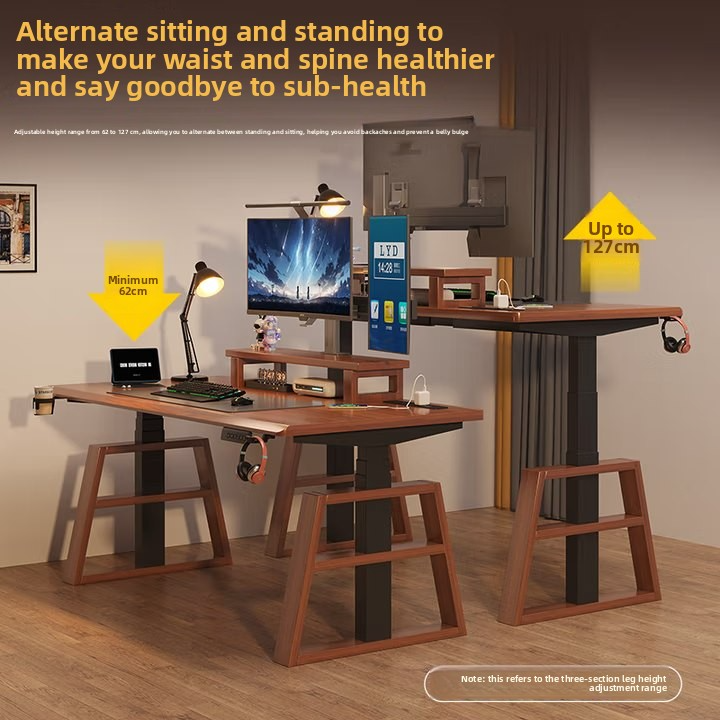 ZHEHAN Electric Height Adjustable Standing Desk Ergonomic Smart Desk - Image 5